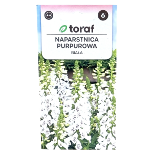 Naparstnica purpurowa BIAŁA - dwuletnia, wysoka - nasiona Toraf 0,2g