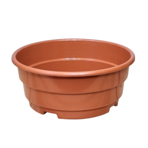 Misa 27cm 4,7L brąz terakota - doniczka na chryzantemy i rośliny cebulowe