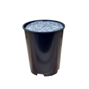 Doniczka wysoka 1L 11cm OK z osłoną filcową ściółkującą - do róż i pnączy