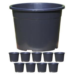 Doniczki produkcyjne duże 40L 46cm OK x 10szt. - na choinki drzewa krzewy