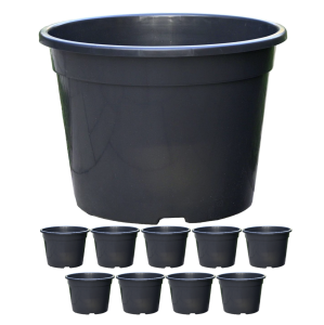 Doniczki produkcyjne duże 35L 45cm OK x 10szt. - na choinki drzewa krzewy