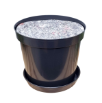 Doniczka 20L 35cm OK z podstawką i ściółką - na pomidory drzewka krzewy