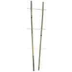 Drabinka bambusowa 45cm podwójna - podpora do roślin, kwiatów, pnączy