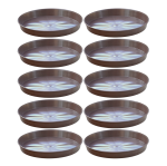 Podstawki plastikowe P45 46cm brązowe x 10szt. - pod duże donice na choinki