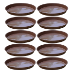 Podstawki plastikowe P30 30cm brązowe x 10szt. - pod doniczki choinkowe