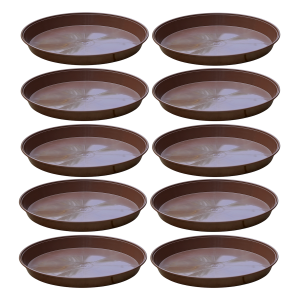 Podstawki plastikowe P30 30cm brązowe x 10szt. - pod doniczki choinkowe