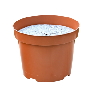 Doniczka produkcyjna RS10TC 10L 28cm terakota okrągła ze ściółką filcową