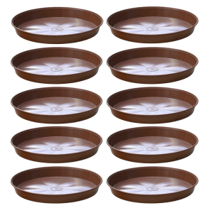 Podstawki plastikowe P35 35cm brązowe x 10szt. - pod donice do choinek