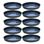 Podstawki pod doniczki Lofly Saucer 23cm okrągłe antracytowe x 10szt.