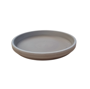 Podstawka gliniana pod doniczkę BAZALT 9cm - spodek ceramiczny z terakoty