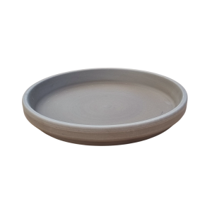 Podstawka gliniana pod doniczkę BAZALT 13cm - spodek ceramiczny z terakoty