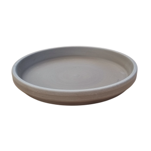 Podstawka gliniana pod doniczkę BAZALT 18cm - spodek ceramiczny z terakoty