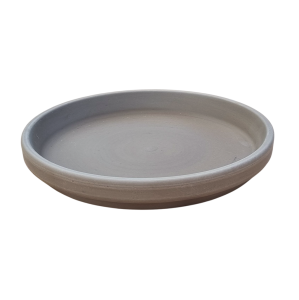 Podstawka gliniana pod doniczkę BAZALT 20cm - spodek ceramiczny z terakoty