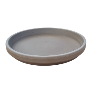 Podstawka gliniana pod doniczkę BAZALT 22cm - spodek ceramiczny z terakoty