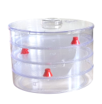 Kiełkownica szalkowa Toraf - 3 szalki - do domowej uprawy nasion kiełków