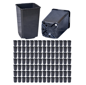 Doniczki produkcyjne P9 wysokie 9cm 0,8L kwadratowe DonKwiat HS0.8A 100szt.