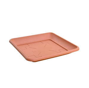 Podstawka pod doniczkę Terra 22cm KW TERAKOTA - plastikowa, kwadratowa