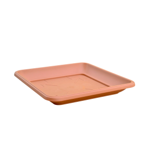 Podstawka pod doniczkę Terra 17cm KW TERAKOTA - plastikowa, kwadratowa
