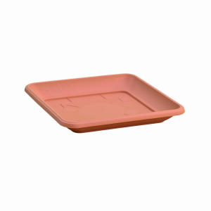 Podstawka pod doniczkę Terra 14cm KW TERAKOTA - plastikowa, kwadratowa
