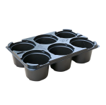 Wielopak Roko DP 9/6 - mała wielodoniczka do uprawy rozsady - 6 komórek