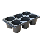 Wielopak Roko DP 67/6 - mała paleta rozsadowa, wielo-doniczka na 6 roślin