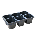 Wielopak Roko DP 7/6 - wielodoniczka paleta rozsadowa do uprawy 6 roślin