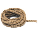 LINA JUTOWA ozdobna kręcona sznur fi 10mm 50m