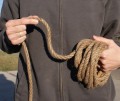 LINA JUTOWA ozdobna kręcona sznur fi 10mm 50m