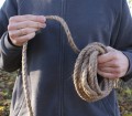 LINA JUTOWA ozdobna kręcona sznur fi 10mm 50m