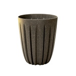 Doniczka Wario Eco Wood 14cm brąz kawowy - osłonka z wkładką drenażową