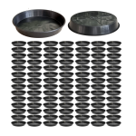 Podstawki pod doniczki DonKwiat P30 30cm czarne okrągłe x 100szt.