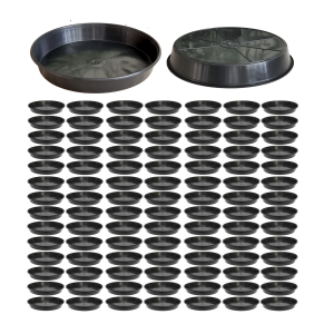 Podstawki pod doniczki DonKwiat P30 30cm czarne okrągłe x 100szt.