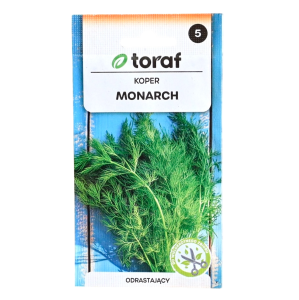 Koper ogrodowy wczesny MONARCH na natkę, zbiór pęczkowy - nasiona Toraf 2g