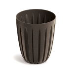 Doniczka Wario Eco Wood 16,5cm brąz kawowy - osłonka z wkładem drenażowym