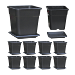 Doniczki produkcyjne DonKwiat HS18 18L 30cm kwadratowe z podstawkami 10szt.