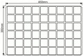 WIELODONICZKA DP 45/54 paleta wysiewna 54 doniczki