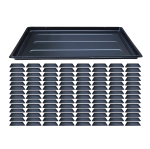 Tacki ROKO DPT3 32x52cm 100szt podstawki pod wielodoniczki palety rozsadowe