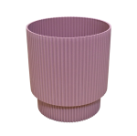 Doniczka Milly Round Cylinder 20cm marsala - osłonka na kwiaty domowe