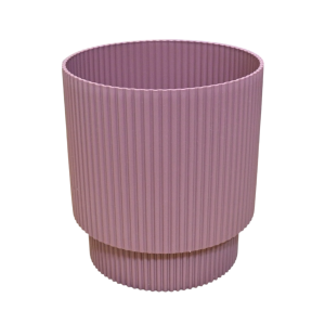 Doniczka Milly Round Cylinder 20cm marsala - osłonka na kwiaty domowe