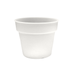 Doniczka Planti 12,5cm 0,9L przeźroczysta mleczna do storczyków hydroponiki