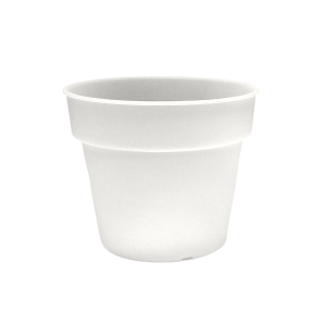 Doniczka Planti 12,5cm 0,9L przeźroczysta mleczna do storczyków hydroponiki