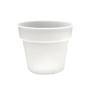 Doniczka Planti 14,5cm 1,4L przeźroczysta mleczna do storczyków hydroponiki