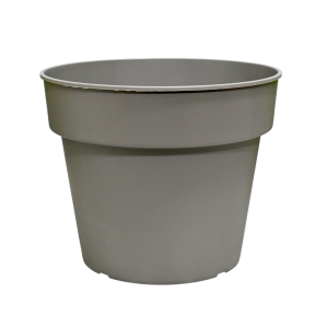Doniczka plastikowa Planti 23,5cm 5,4L szara - do uprawy sadzonek roślin