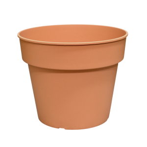 Doniczka plastikowa Planti 23,5cm 5,4L terakota - do uprawy sadzonek roślin