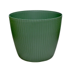 Doniczka Lamia Round 34cm Zielona Pinia - donica na choinkę monsterę fikusa