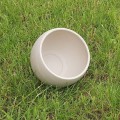 Osłonka CERAMICZNA KULA z gliny 12cm GRANIT