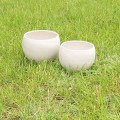 Osłonka CERAMICZNA KULA z gliny 12cm GRANIT
