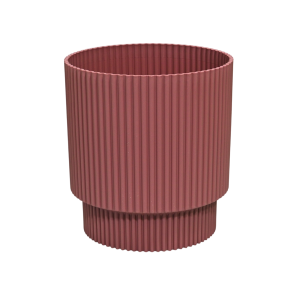 Doniczka Milly Round Cylinder 13cm marsala - osłonka do roślin domowych