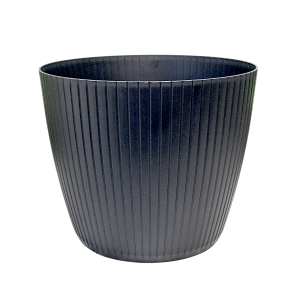 Doniczka Lamia 30cm antracytowa - donica na choinkę monsterę fikusa palmy