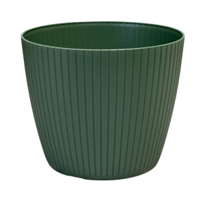 Doniczka Lamia 24cm Zielona Pinia - elegancka osłonka na rośliny domowe